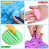 17.6lbs Packaging 8-Color FURWEY Play Sand,Mixed of Sensory Sand,Suitable for Children to Shaping, Squeezing