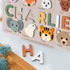 1-3 12 1st Zuzu Puzzle Personalized Name Puzzle for Toddlers | Safari, Farm & Themes | Handmade Wooden Montessori Toy