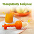 Giraffe Baby Fruit Pacifier Feeder 2 Pack - Perfect for Introducing Solid Foods 6-12 Months - Ashtonbee