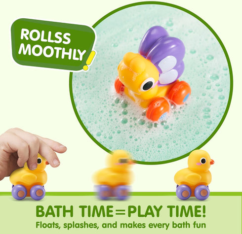Set, Summer JOYIN Animal Cartoon Cars, Soft Rubber Toy Car Mini Vehicles, Bath Toy Car for Toddlers, Gift for Boys