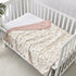 40''X40'' 100% 100X100cm CREVENT Organic Cotton Muslin Baby Blanket for Newborns, Essential for Baby Shower Birthday