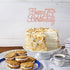 Gyufise 1Pc Happy 75th Birthday Cake Topper Glitter Cheers to 75 Years Old Cake Pick for 75th Birthday Party Supplies