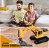 3 4 5 6 7 8 Jiakora Remote Control Excavator Toys for Boys, RC Excavator Toy for Boys Year Old Kids Christmas Birthday