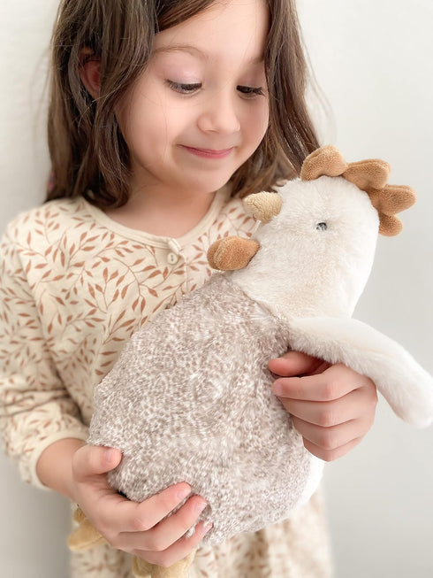 MON AMI Hester The French Hen Stuffed Animal - 13” Chicken Plush Toy, Farm Animal, Great Gift for Kids of All Ages