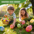 WuNian 12 Packs Sets 12 2 6+ Prefilled Easter Eggs with Bunny Building Blocks in Easter Basket Stuffers Building Toys