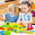 130-Piece Set 3-8, 6 iShyan Dough Tools for Kids Ages Alphabet & Number Cutters, Animal & Shape Cutters, Extruders