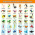 36 Packs Set 4-8, Mini Building Blocks Party Favors Building Blocks for Kids Goodie Bags Stuffers for Kid, Prize Box