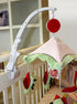 18 Inch, (Pack 2) J.L. Childress Crib Mobile Attachment Clamp Easy Attachment with Rubber Padding, Fits Traditional