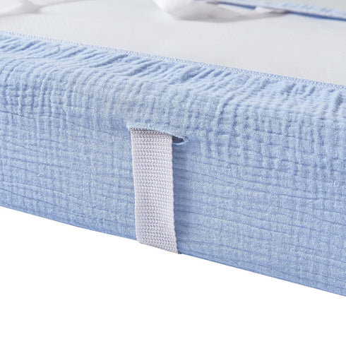 Ultra Soft Muslin Changing Pad Cover, Neutral Fitted Diaper Changing Table Sheets for Baby Boys Girls