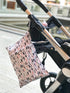 ALVABABY 3pcs Baby Cloth Diaper Wet Dry Bags Waterproof Reusable with Two Pockets for Travel, Beach, Pool, Daycare,