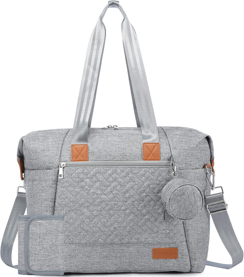 LOVEVOOK Diaper Bag Tote, Large Baby Diaper Bag Waterproof Travel Diaper Tote