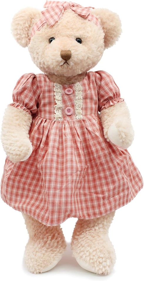 Oitscute Big Baby Teddy Bear, Cute Soft Plush Toy 25" (Red&Pink)