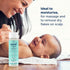 2-in-1 4 Oz VIVVI & BLOOM Gentle Baby Scalp & Body Massage Oil, Fast Absorbing Formula Ideal to Moisturize, for Massage