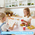 lalalark Set 3 4 5 6 35 Play Food for Year Old Kids, Pcs Kitchen Accessories, Interactive Panini Sandwich Making