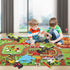 Oriate Farm Tractor Set, 34 Piece Die Cast Vehicle Playset, Large Tractors Toy for Kids Birthday Gift