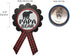 Papa Bear Daddy to Be Pin Buffalo Plaid Baby Shower - Red & Black Pin for Dad at Gender Reveal, Baby Sprinkle