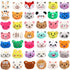 Sumind 42 Pcs Mini Plush Animals Toys Set - Cute Small Stuffed Animal Keychain Decorations for Parties