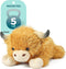 IKASA 5 lbs Weighted Stuffed Animal Highland Cow Plush Toy,24 inches Giant