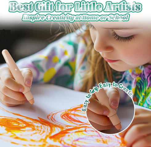 24 Colors Rainbow Sparkle Metallic Watercolor Gel Crayons, Glitter Twistable Crayons for Toddlers, Non-Toxic, Hands