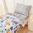 lasoftan Set 4 Sets, Set Construction Toddler Bedding for Boys, Piece Bed-in-a-Bag Toddler Comforter Excavator, Cars