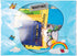 WATINC My First Daily Calendar Felt-Board for Kids, 3.5Ft 70Pcs Funky Frog Weather Season Chart for Preschool Learning