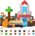 DINOSAUR PILLOW 100 PCS Building Blocks, 3D Construction Build Toys, STEM Sensory Building Cubes