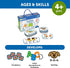 Learning Resources - Spelling Puzzle Cards - Kindergarten Readiness, Self-Correcting Puzzles, Ages 4+
