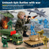Kaelinda 4-7 6-8 8-12, Playset Army Men Action Figures, Army Toys for Boys Age Toy Soldiers Including Military Action