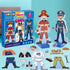 Atoylink Wooden Magnetic Dress Up Dolls Pretend Play Set, 40+ Pcs Occupations Community Helpers for Toddlers