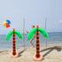 4 Pack 35 Inch Inflatable Palm Tree, Large Beach Backdrop Coconut Trees for Kids Swimming Pool Party Decoration
