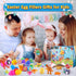 100PCS WEARXI Prefilled Easter Eggs with Toys, Easter Basket Stuffers, Easter Eggs Filled, Easter Basket Stuffers