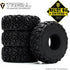 TREAL 1.0 Tires Soft Sticky RC Crawler Tires TrailBurner 62mm (4P) for 1/24 1/18 SCX24 AX24 TRX4M