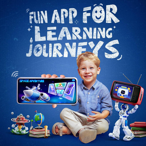6088 Programmable 36, Ruko Robot with Gesture Cotrol, Remote Control & APP Control, Rechargeable Robots Toys for Boys
