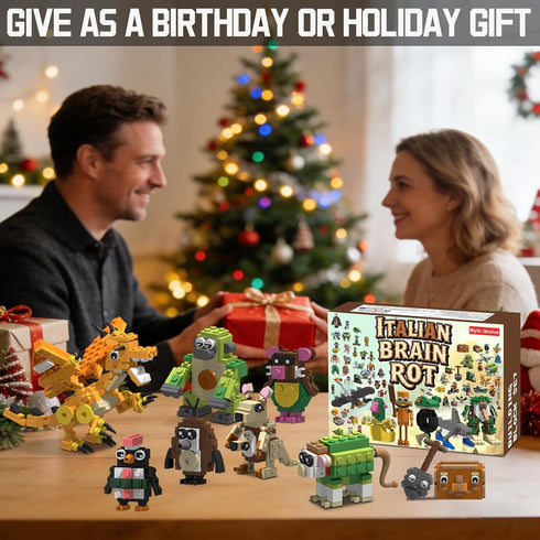 Myth Qholve 9 1 Italian Brain Rot Unique Cartoon Characters Building Blocks in Educational & Entertaining Gift Idea