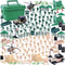 LovesTown 117PCS Army Men Playset - Military Soldier Set with Jeep Helicopter for Kids