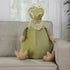 Mina Victory Plush Lines Stuffed Crocodile Toy - Green, 1'10" x 2'2"