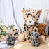 5 Set Mommy 4 Tummy Silipull Pcs Cheetah Stuffed Animals Large Cheetah Plush with Soft Cuddly Baby Cubs in Her for Boys