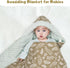 amo nenes 3.5 35.4"x35.4" Winter Car Seat Blanket for Babies, TOG Warm Minky Dot Carseat Swaddle Blankets for Infants