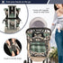 YANENDIE Backpack, Backpack Backpack Cute Raccoons Diaper Bag Unisex Travel Baby Diaper Bags with Stroller Straps