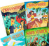 Puzzle Book 8pc Bundle - 4 Crossword & 4 WordSearch Books, Themed Puzzle Fun for Kids Ages 9+