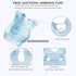 50pcs Disposable Bibs for Baby - Individual Wrapped Travel Bibs with Crumb Catcher for Self Feeding