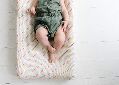 Rainee Premium Knit Diaper Changing Pad Cover by Copper Pearl