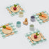 Set Set Wooden Toy Dish Toddler Plates and Cutlery Children's Kitchens Accessories Kids Role Play Food Gift for Girls
