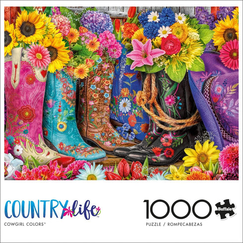 Buffalo Games - Cowgirl Colors - 1000 Piece Jigsaw Puzzle