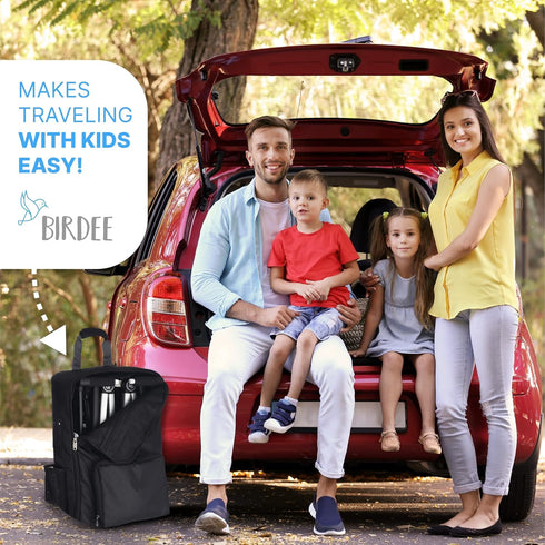 Foldable Travel Bag for ALL GB Pockit Strollers, Durable Backpack for Airplane