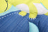Set Crib Quilt with Dinosaur Theme, Blue and Yellow Baby Bedding | Comforter