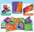 Dr.Rapeti 6-Pack Soft Cloth Baby Bath Books, Crinkle Squeaky Washable Chewable Non-Toxic Early Educational Gift