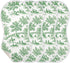 decor gift Countryside 4 Pack 22x11in Cotton Large Burp Cloths for Baby Breathable Euoproean Green Baby Feeding Cloth
