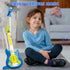 Contixo TG4 Musical Guitar and Microphone Set for Kids, Adjustable Height Microphone, Karaoke Toys