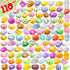 Dioju 110 Pcs Mochi Squishy Toy, Mini Kawaii Squishies Bulk Sensory Fidget
